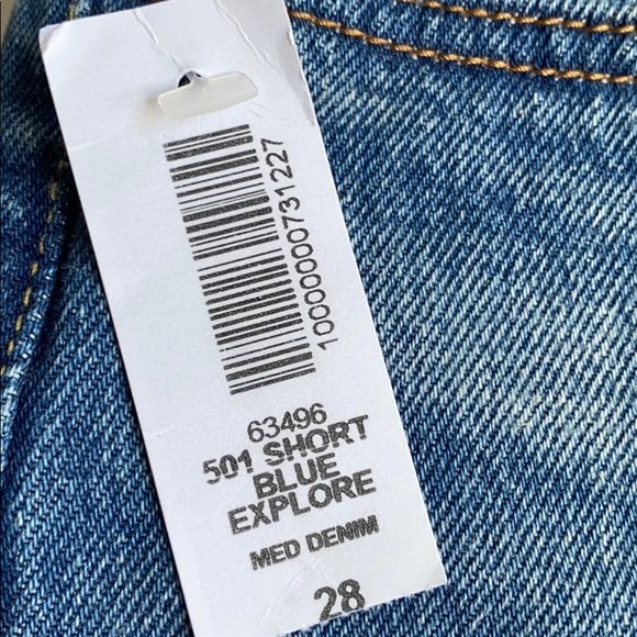 NWT Levi's 501 High Rise Denim Short - Picture 4 of 7